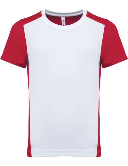 Tričko dětské sportovní kontrastní Kariban PA4016 white/black
