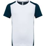 Tričko dětské sportovní kontrastní Kariban PA4016 white/navy