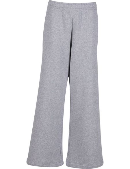 Schwarze Damen-Jogginghose von New Morning Studios mit weitem Bein