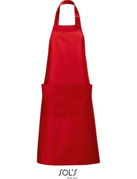 Apron with bib Sols Gala white