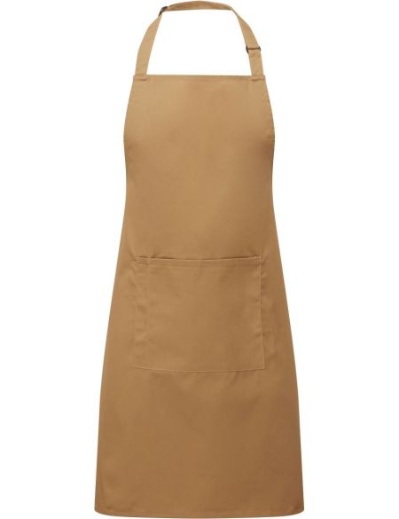 Bib apron with pocket Colours Premier PR154 white