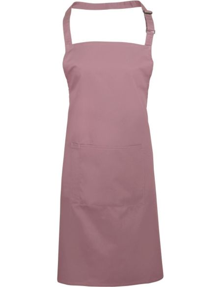 Bib apron with pocket Colours Premier PR154 white