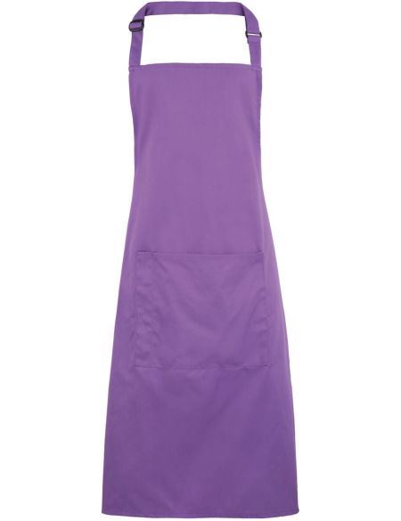 Bib apron with pocket Colours Premier PR154 white