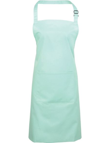 Bib apron with pocket Colours Premier PR154 white