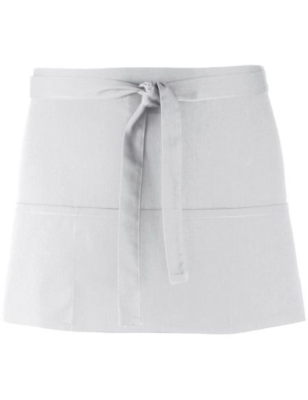 Short waist apron with pocket Colours Premier PR155 white