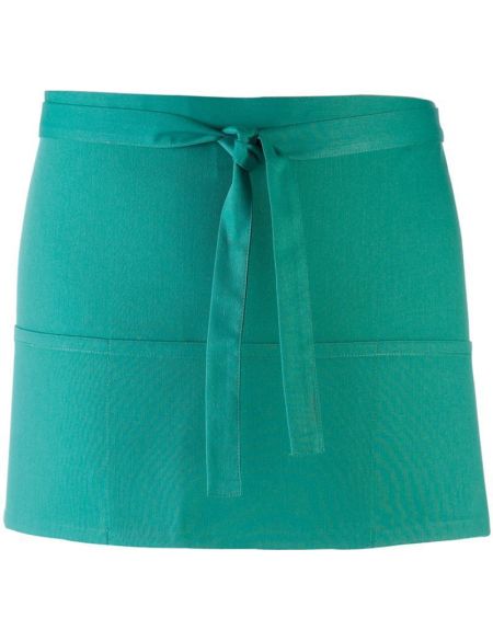 Short waist apron with pocket Colours Premier PR155 white
