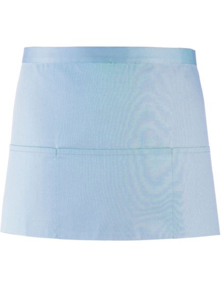 Kurze Schürze mit Tasche, Farbe: Premier PR155 Weiß