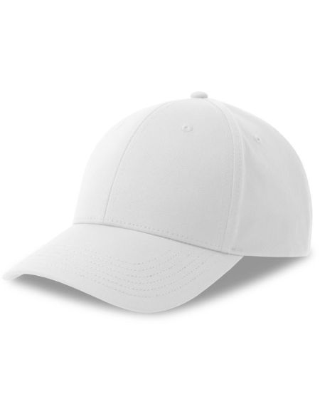 6-Panel-Baseballkappe Antlantis Bolt-S weiß