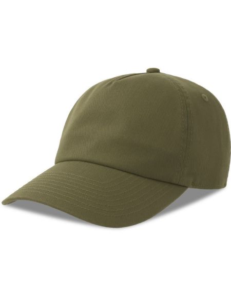 Kšiltovka 5 panelová baseballová Atlantis dad Hat-S Five white