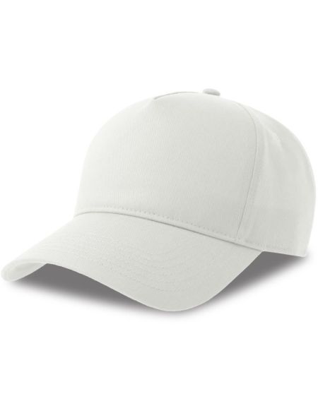Atlantis Egon Baseballkappe mit 5 Panels, weiß