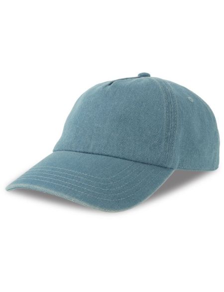 5-panel denim cap Atlantis Iraya light denim