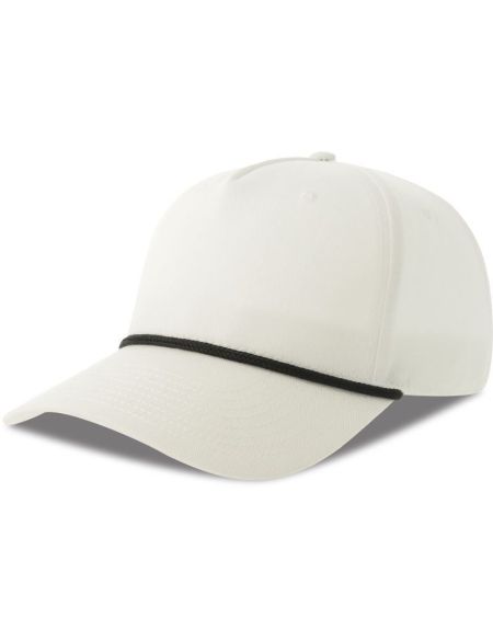 5-panel baseball cap Atlantis Paka white/black