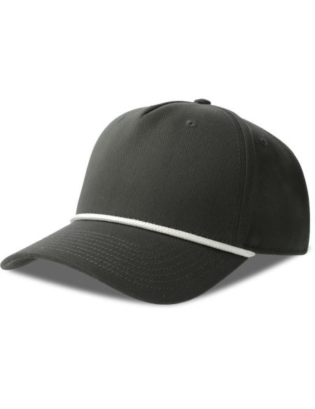 Atlantis Paka Baseballkappe mit 5 Panels, weiß/schwarz