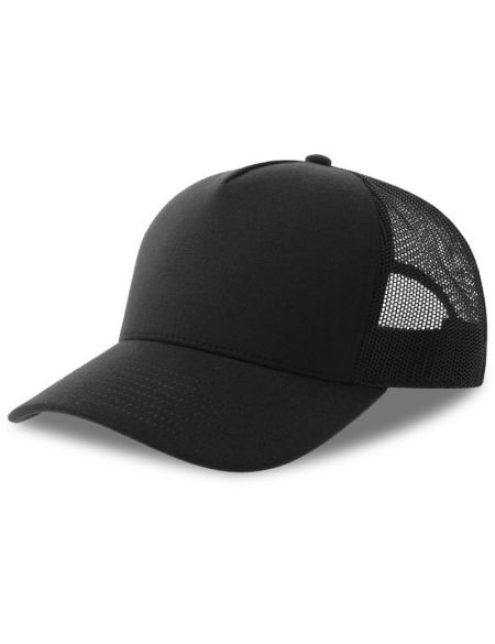 5-panel Trucker Cap Atlantis Rapper Jersey-S black/black