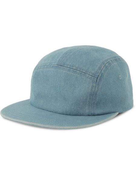 Atlantis 5-panel denim cap Ruby light denim