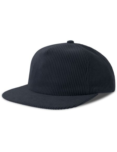 5-panel corduroy cap Atlantis Severny black