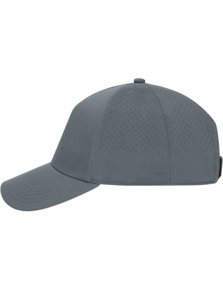 5-panel laser cut cap Daiber MB6251 white