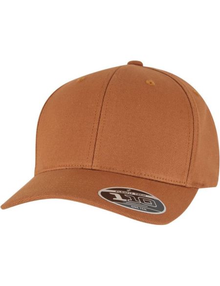 6-Panel Snapback Curved Flexfit Cap 9293 schwarz