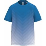 Children's sports T-shirt with color gradient Kariban ProAct PA4048 black
