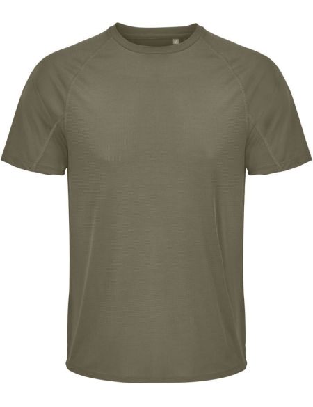 Men's raglan sports T-shirt Sols Vortex white