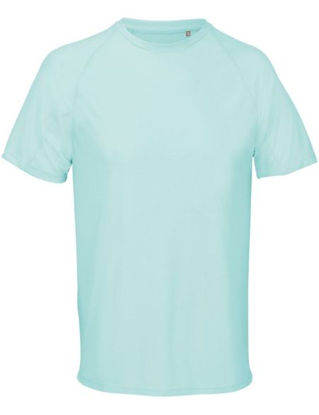 Herren-Raglan-Sport-T-Shirt Sols Vortex weiß
