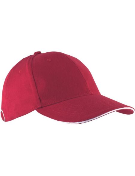 6 panel sandwich cap Orlando K-up KP011 white