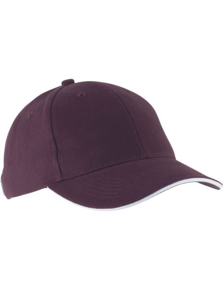 Orlando K-up KP011 weiße 6-Panel-Sandwich-Cap