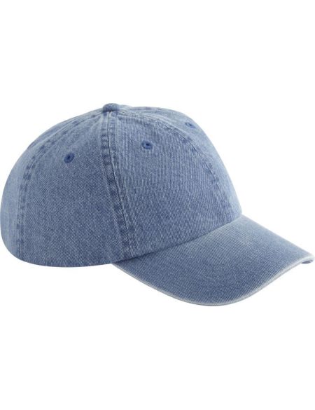 Kšiltovka 6 panelová denim