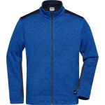 Strickfleece-Arbeitsjacke für Herren Strong Daiber JN862 schwarz/schwarz