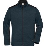 Strickfleece-Arbeitsjacke für Herren Strong Daiber JN862 schwarz/schwarz