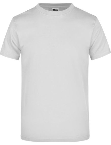 Schweres Baumwoll-T-Shirt Daiber JN02 weiß