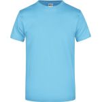 Tričko z těžké bavlny Daiber JN02 sky blue