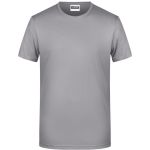 Tričko pánské z bio bavlny Daiber 8008 steel grey