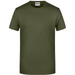 Daiber 8008 white organic cotton men's T-shirt