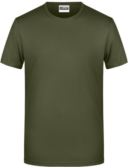 Daiber 8008 white organic cotton men's T-shirt