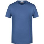 Tričko pánské z bio bavlny Daiber 8008 light denim melange
