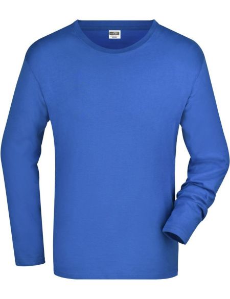 Men's long-sleeved T-shirt Daiber JN913 white