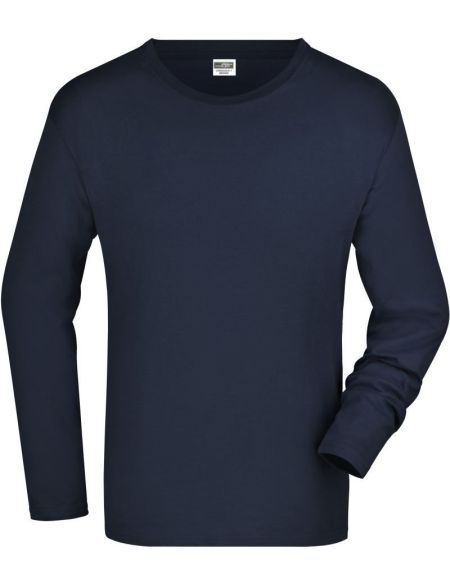 Men's long-sleeved T-shirt Daiber JN913 white