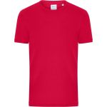 Tričko pánské bio s jemným žebrováním Daiber 8040 red
