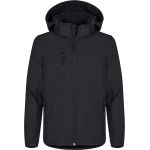 Children's 3-layer softshell jacket Clique Classic Sofshell Jkt Jr black