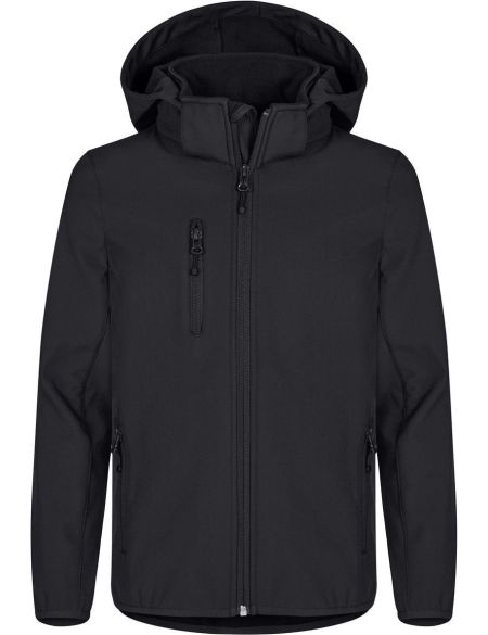 Children's 3-layer softshell jacket Clique Classic Sofshell Jkt Jr black