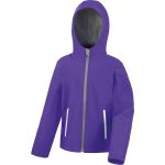 Children's 3-layer softshell jacket Result R224JY black/grey