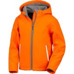 Result R224JY Kinder-Softshelljacke, 3-lagig, schwarz/grau