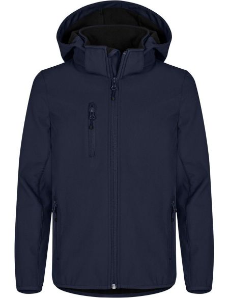 Bunda dětská 3-vrstvá sofsthellová Clique Classic Sofshell Jkt Jr black
