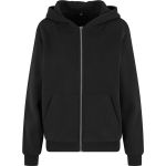 Damen-Sweatshirt aus schwerer Baumwolle, flauschig, mit dem Aufdruck Build your Brand BY290, weiß