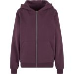 Damen-Sweatshirt aus schwerer Baumwolle, flauschig, mit dem Aufdruck Build your Brand BY290, weiß