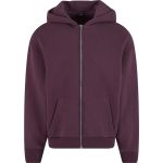 Herren-Sweatshirt aus schwerer Baumwolle, flauschig, mit dem Aufdruck Build your Brand BY285, weiß