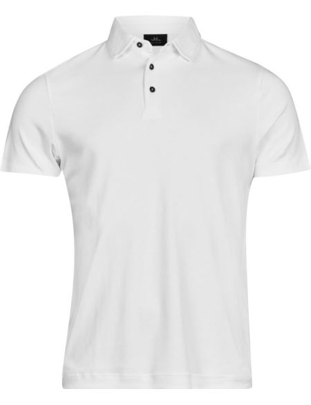 Herren-Poloshirt aus Pima-Baumwolle, Tee Jays TJ1440, weiß