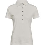 Damen-Poloshirt aus Pima-Baumwolle, Tee Jays TJ1441, weiß