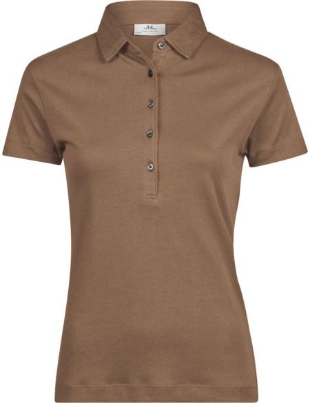 Damen-Poloshirt aus Pima-Baumwolle, Tee Jays TJ1441, weiß